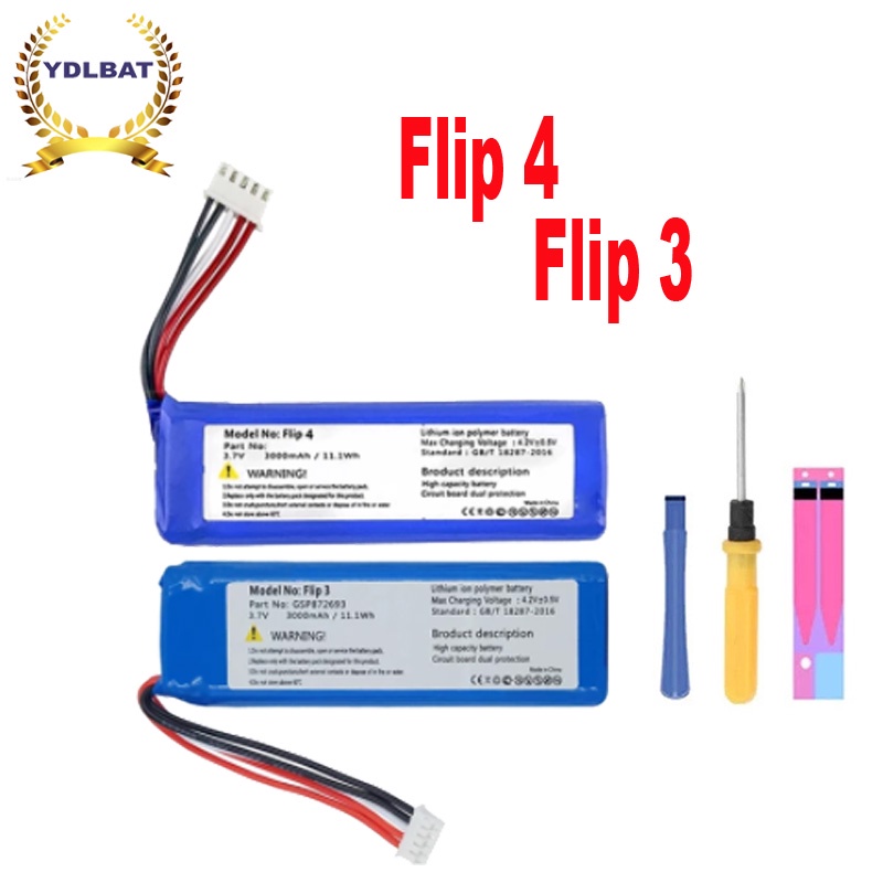 เสียงแบตเตอรี่Original Battery GSP1029102A GSP872693 03 for JBL Charge ...