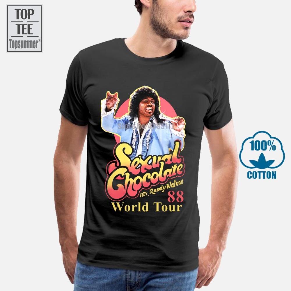 เสื้อยืด ผ้าฝ้าย พิมพ์ลาย World Tour Randy Watson Coming To America 88 นิ้ว สําหรับผู้ชาย และผู้หญิง