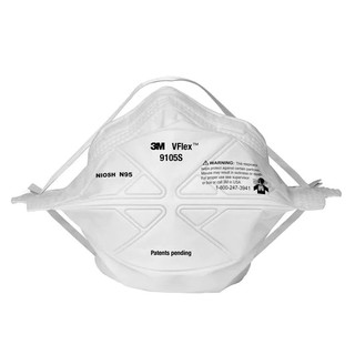 3M VFlex™ 9105 (N95) หน้ากากกรองฝุ่นละอองและฟูมโลหะ (กล่องบรรจุ 50 ชิ้น)