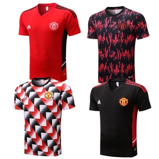 เสื้อกีฬาแขนสั้น ลายทีมชาติฟุตบอล MU 22-23 ชุดเยือน สําหรับผู้ชาย