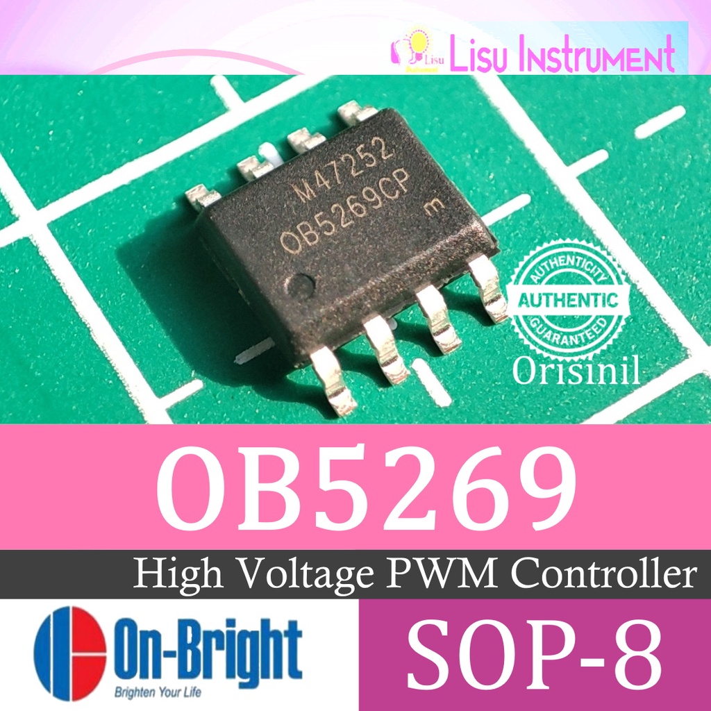 OB5269CPA OB5269 OB5269CP แรงดันไฟฟ้าสีเขียวโหมด PWM Controller SOP-8 ORIGINAL
