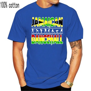 เสื้อยืดผ้าฝ้ายพิมพ์ลายขายดี เสื้อยืดคอกลม ผ้าฝ้าย พิมพ์ลาย Reggae Jamaican Dancehall สวมใส่สบาย เหมาะกับของขวัญ แฟชั่นฤ