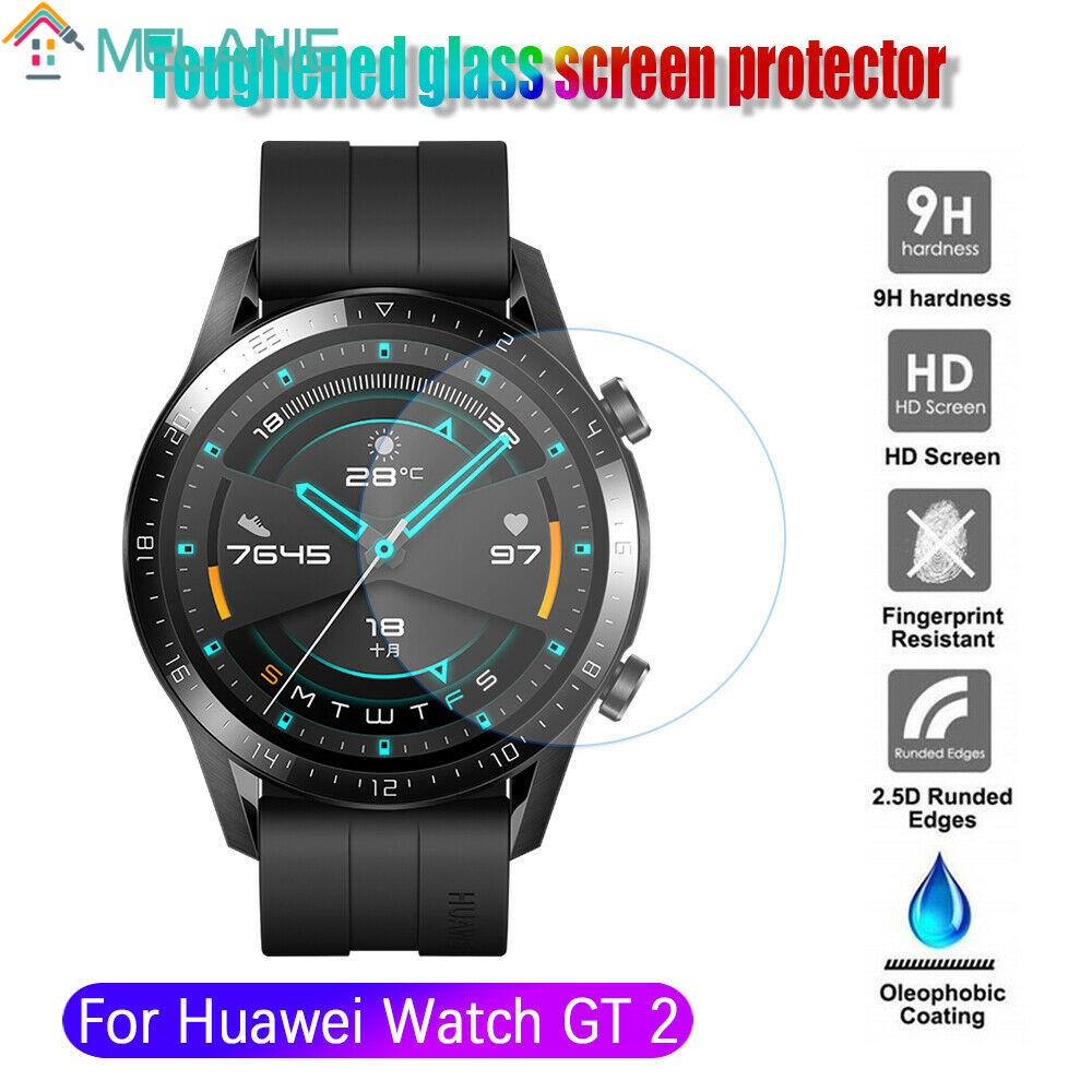 ฟิล์มกระจกนิรภัยกันรอยหน้าจอ 9H สําหรับ Huawei Watch Gt2 46 มม.
