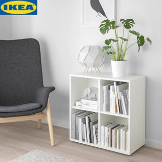 IKEA EKET เอียคเกท ตู้หนังสือพร้อมปุ่มรองตู้ ขนาด70x35x72 ซม.