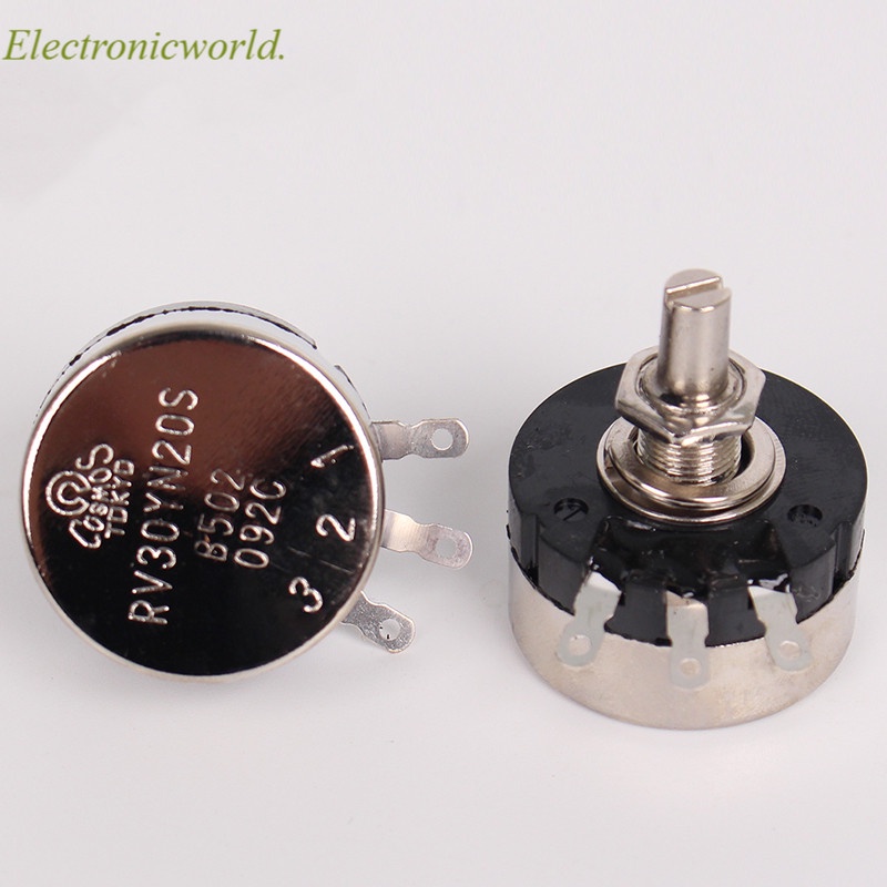 RV30YN20S B102 B103 B104 B202 B203 B204 B501 B502 B503 B504 1K 10K 100K 2K 20K 200K 5K 50K คาร์บอนฟิ