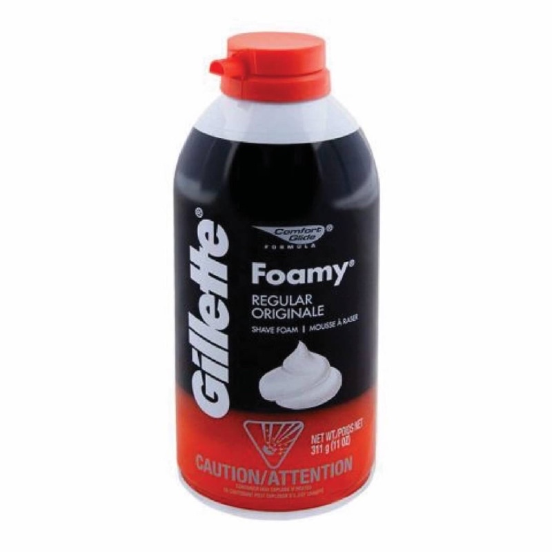 Gillette Foamy Regular Shaving Foam 311g ยิลเลตต์ โฟมโกนหนวด