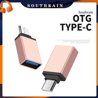 Soun-- อะแดปเตอร์แปลง Type-C เป็น USB OTG สําหรับโทรศัพท์มือถือ คีย์บอร์ด เมาส์