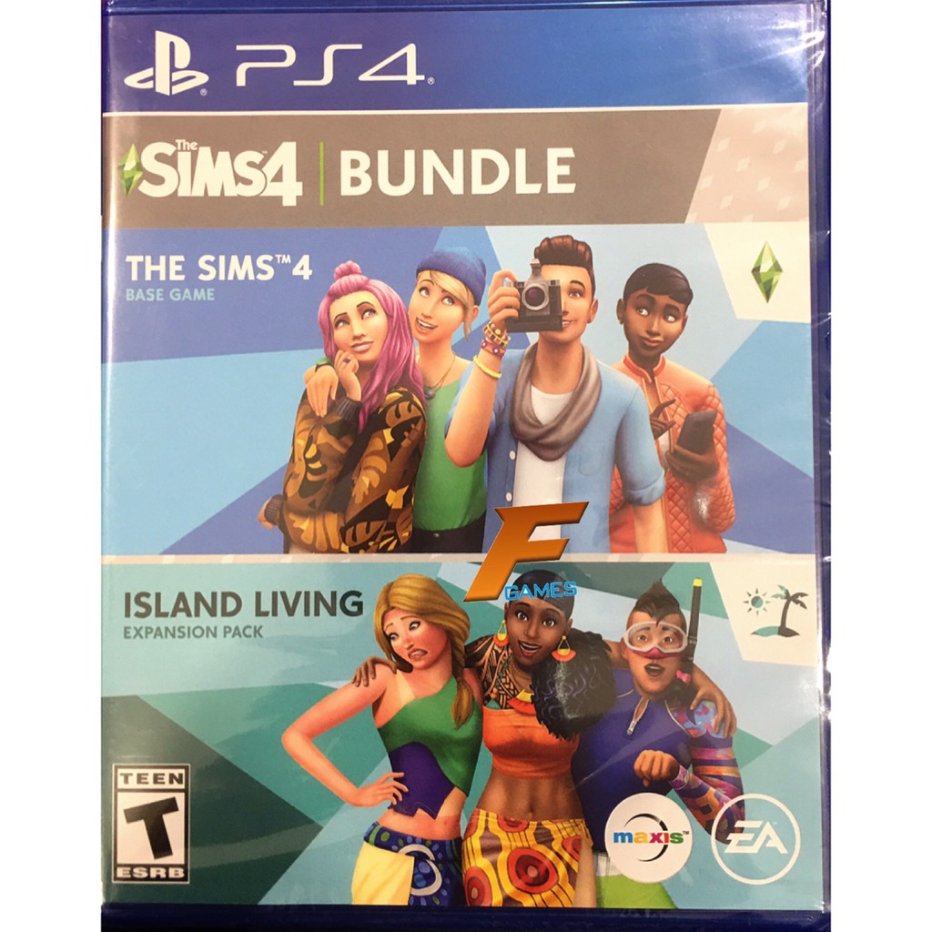 PS4 The Sims 4 Bundle with Island Living Expansion Pack(AllZone)(English) แผ่นเกมส์ ของแท้ มือ1 มือหนึ่ง ของใหม่ ในซีล