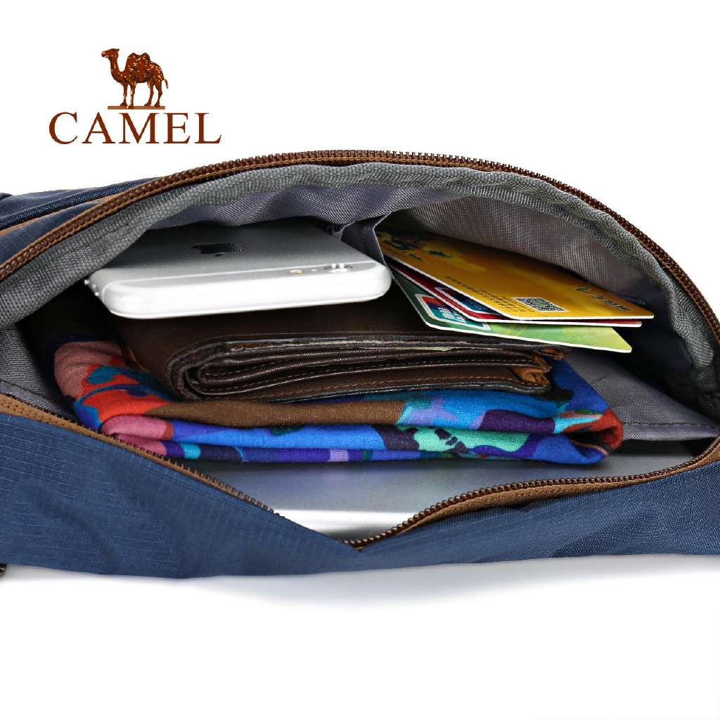 CAMEL กระเป๋าคาดอก คาดเอว อเนกประสงค์ ขนาด 1.5 ลิตร มี 4 สี สำหรับผู้หญิง และผู้ชาย #8