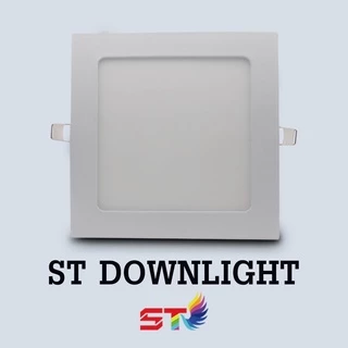 (ทรงเหลี่ยม) ST โคมฝังฝ้า โคมติดเพดาน รุ่น STL แสงขาว โคมไฟดาวน์ไลท์หลอดไฟติดเพดาน LED
