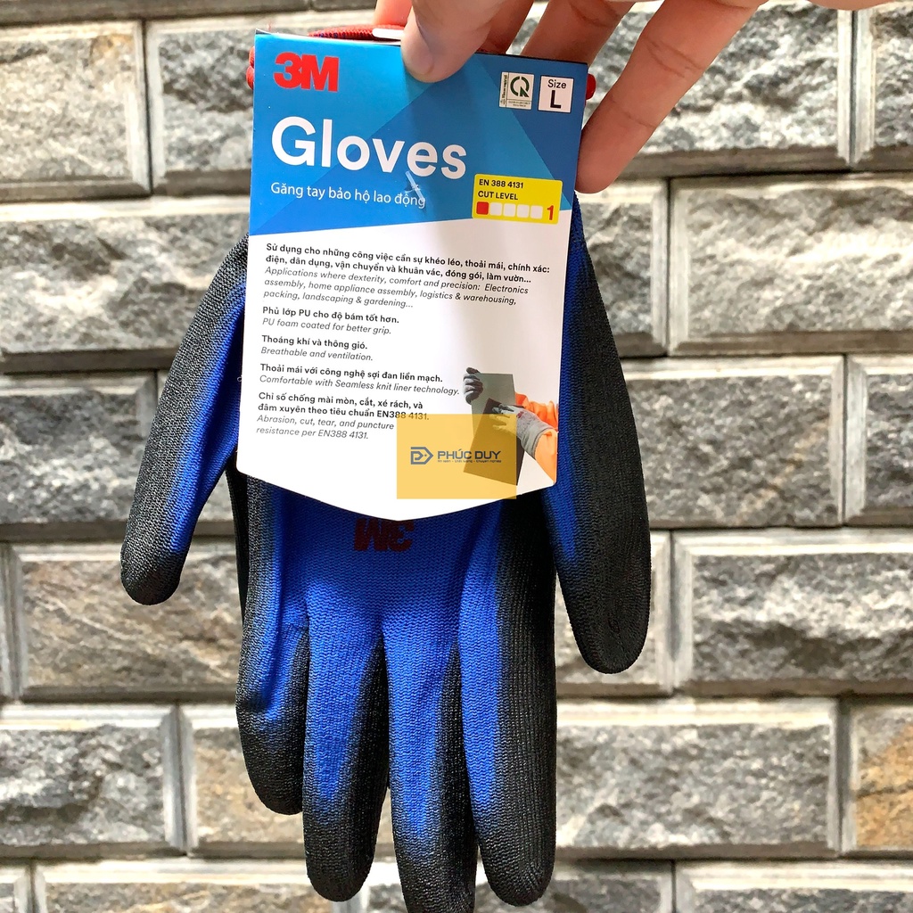 ถุงมือตัดเสริม 3.M LEVEL 1 EN 388 มาตรฐาน