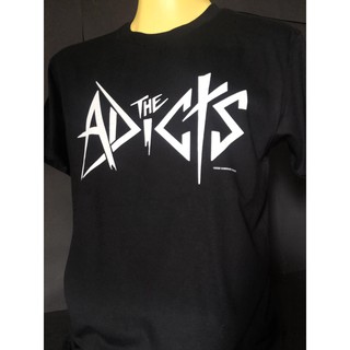 เสื้อวงนำเข้า The Adicts Band LOGO Ska Punk Rock Hardcore Retro Style Vintage T-Shirt