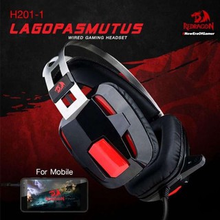 หูฟังเกมส์มิ่ง Redragon รุ่น LAGOPASMUTUS 2 H201-1 [3.5mm]