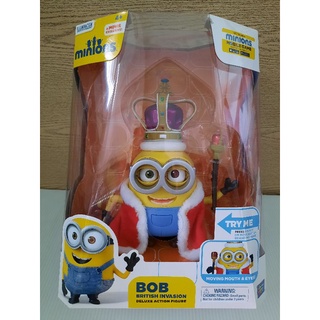 Minions (KING BOB) British Invasion Deluxe Action Figure (Thinkway)