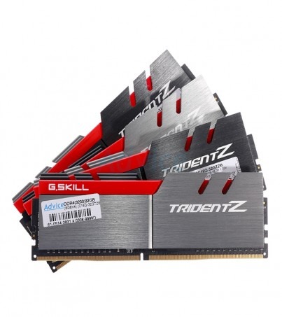 RAM DDR4(2400) 32GB (8GBX4) G.SKILL (C15Q-32GTZR) TridentZ แรม PC RGB