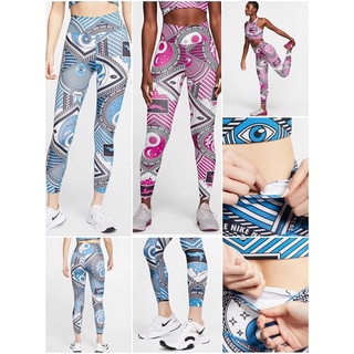 กางเกงTrainingผู้หญิง Nike One Womens 7/8 Printed Leggings