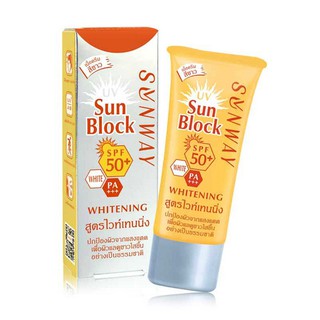 Sunway Sun Block Cream SPF50+ PA+++ #1 สีขาว 30 g