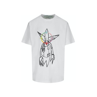 PROSPER - Off-White x Futura Oversized Fit Alien T-Shirt White