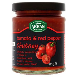 Arran Tomato &amp; Redpepper Chutney 185 G มะเขือเทศ Arran &amp; Redpepper Chutney 185 G