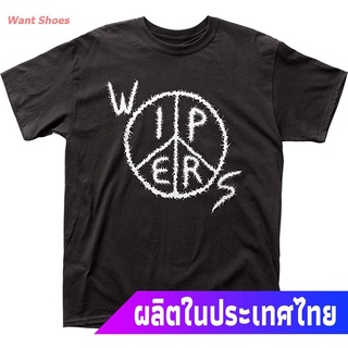 ผ้าฝ้าย 100%เสื้อยืดกีฬา Impact Wipers - Logo T-Shirt Size XL Black Sports T-shirtS-3XL