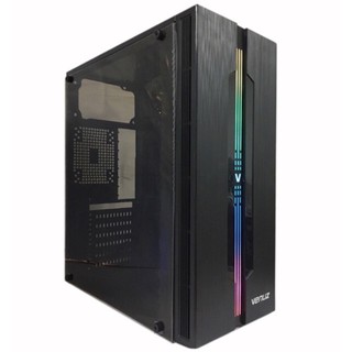 เคสเกมมิ่ง Case VENUZ Acrylic Side ATX VC-1620 With RGB LED Lighting