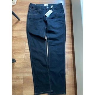 Wrangler สีดำ slim straight Spencer w32 L32 MD indigo ผช มือ1