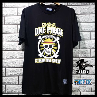 ราคาระเบิดDr.street  เสื้อยืดวันพีช เสื้อยืดonepiece ลิขสิทธิ์แท้รหัสเต็ม S-3XL