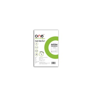 ONE บิลเงินสด คาร์บอน No.1 2 ชั้น (เล่ม30ชุด) ONE