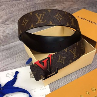 เข็มขัดหนัง Louis Vuitton ผู้ชาย มาใหม่ full box set งานดีที่สุด