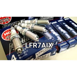 หัวเทียนแท้ Mirage Attrage Teana Fortuner เบนซิน NGK iridium ix รหัสLFR7AIX ของแท้ Japan 100%