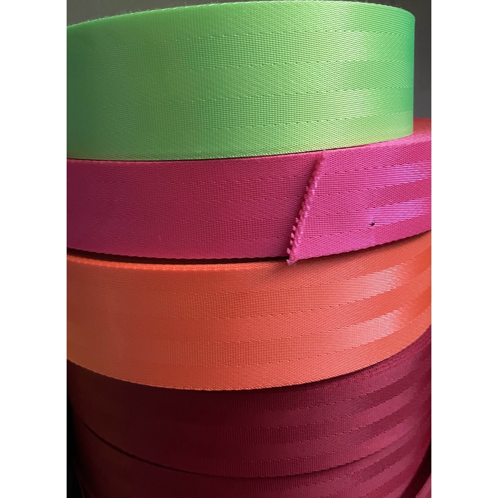 สายนิรภัย สายสะพาย สายผ้า 2 นิ้ว ราคาเมตรละ seat belt Nylon Polyester Webbing ราคา ถูกที่สุด ดีลบีเคเค แกลเลอรีภาพที่ 2