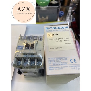 ถูกสุด! MITSUBISHI แมกเนติก คอนแทกเตอร์ S-N10 Magnetic Contactor Coil 220v380V พร้อมส่ง พร้อมส่ง