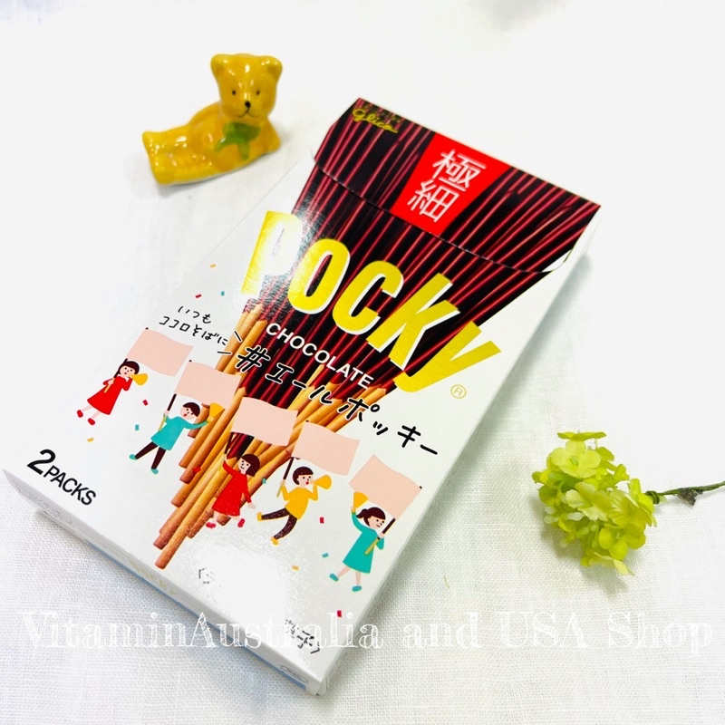 ป๊อกกี้ Pocky ช็อคโกแลต Pocky Chocolate ขนมญี่ปุ่น ป๊อกกี้นำเข้าจากประเทศญี่ปุ่น ขนมญี่ปุ่น ของแท้