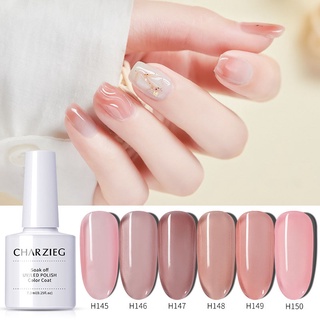 ยาทาเล็บเจลสีใส CHARZIEG น้ํายาทาเล็บใส สีเจล สีเจลทาเล็บ ยาทาเล็บเจล สีเล็บเจล ยาทาเล็บสีใส 7.3ml (ต้องใช้เครื่องอบ)