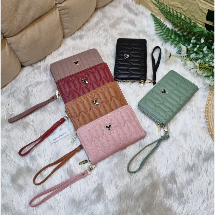 Wallet 39127 กระเป๋าสตางค์ผู้หญิง กระเป๋าใส่เหรียญ กระเป๋าสตางค์ใบกลาง V1SE35HD