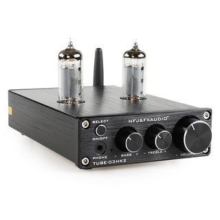 Fx-audio TUBE-03 MKII พรีแอมป์ขยายเสียงเบส บลูทูธ 5.0 6K4 ESS9023 DC12V