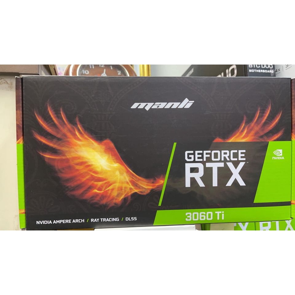 Manli VGA GeForce RTX 3060 Ti  ประกัน WPG หมดประกัน 04/2025 มือสอง