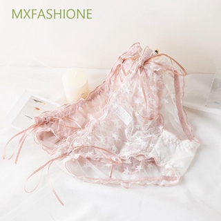 Mxfashione กางเกงชั้นในเอวต่ําลายดอกไม้สําหรับผู้หญิง