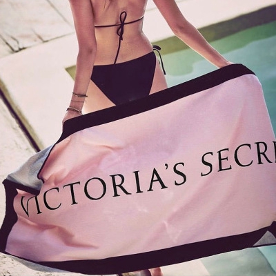 Victoria's Secret ผ้าขนหนูอาบน้ํา ผ้าขนหนูชายหาด ผ้าขนหนูว่ายน้ํา ดูดซับน้ํา กันแดด ฟิตเนส กีฬา ชายหาด