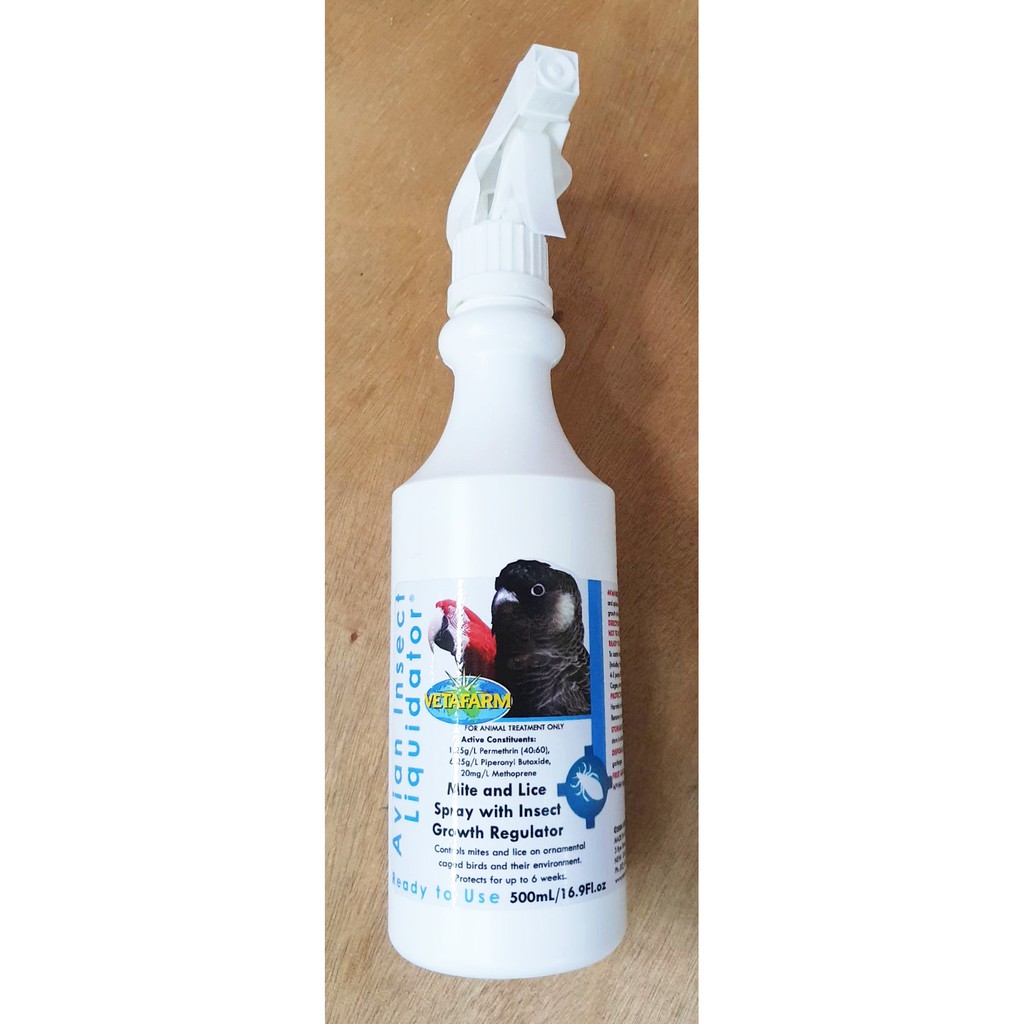 Avian Insect Liquidator สเปรย์อาบน้ำนก 500 ml