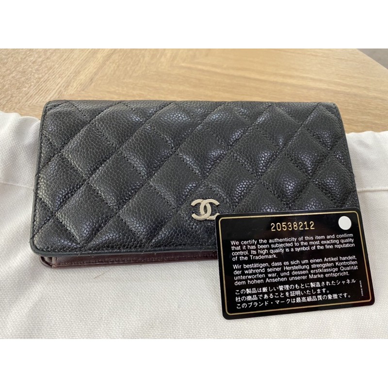 ❌ขายแล้วค่ะ❌ Chanel Classic long wallet คาเวียร์ holo 20