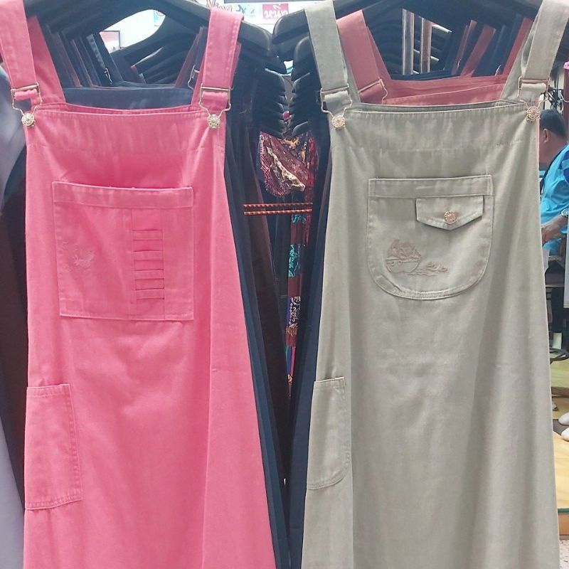 ชุดเอี๊ยมกระโปรง สำหรับคนท้อง XL