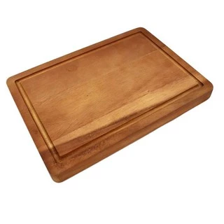 เขียงไม้ acacia wood cutting board 31.3cm x 20.5cm x 2cm and rubber wood tray 원목 도마 원목 쟁반