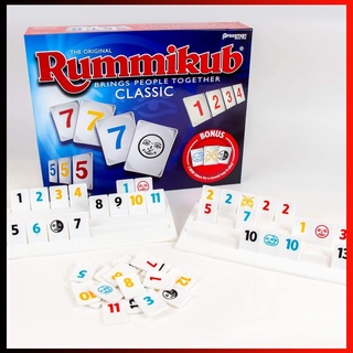 Rummikub เกมกระดาน พร้อมโบนัสโจ๊กเกอร์ ของแท้ สําหรับเดินทาง