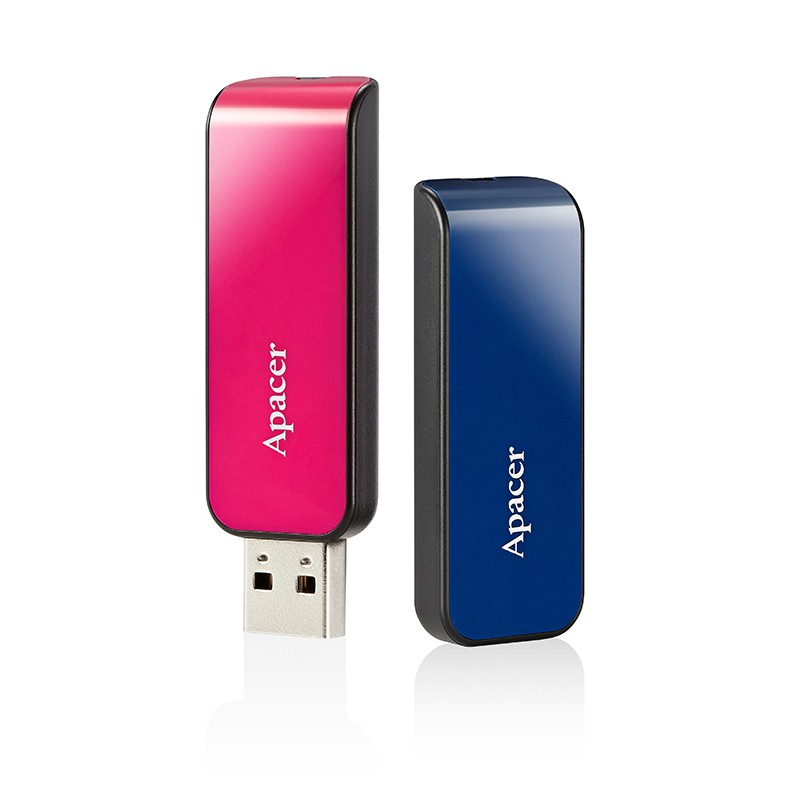 Apacer AH334 USB2.0 แฟลชไดร์ฟ 32GB สีชมพู (Apacer AP32GAH334P-1)