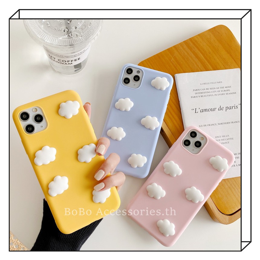 Realme C35 6 Pro C2 C12 C17 C21 7 5G 7i Pro เคสโทรศัพท์ DIY 3D Cloud Soft TPU Cover Case