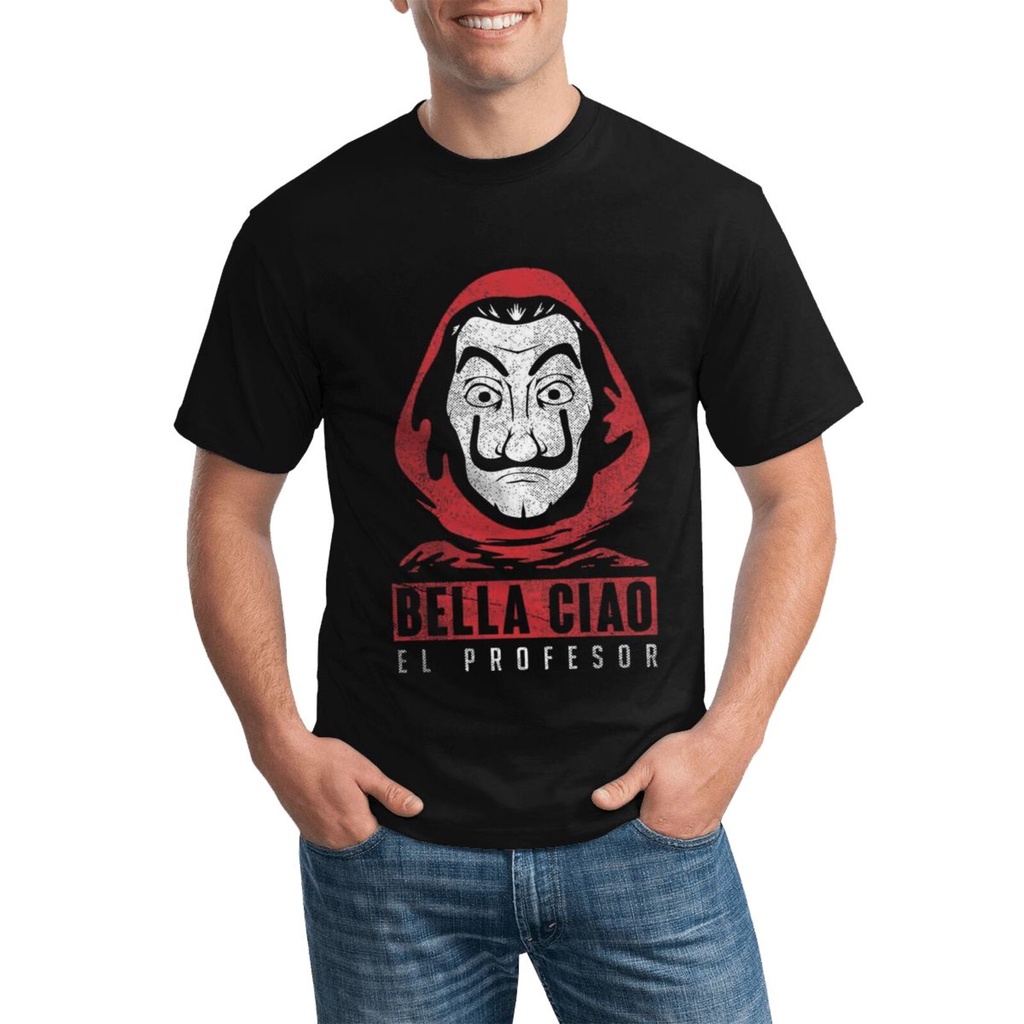 Gildan Cotton Tees สําหรับเยาวชน La Casa De Papel ภาพยนตร์ Bella Ciao Money Heist สีต่างๆที่มีอยู่