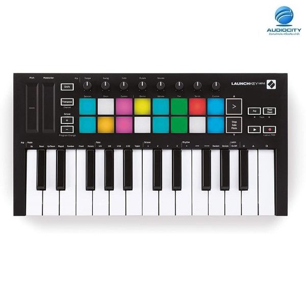 Novation Launchkey Mini MK3 คีย์บอรด์คอลโทรลเลอร์25 Mini-key USB Controller Keyboard with 16 Perform