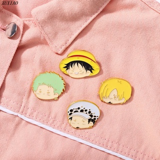 เข็มกลัด รูปการ์ตูนอนิเมะ One Piece Luffy Zoro Rasanji Avatar Lapel Pin Souvenirs ของขวัญสําหรับเพื่อน