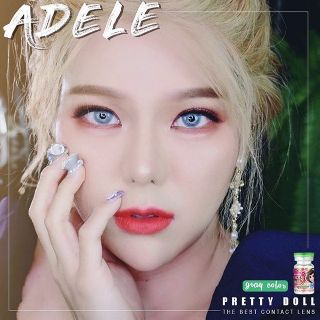 { ปกติ และ ค่าสายตา } คอนแทคเลนส์ ตาฝรั่ง Adele (mini) | Pretty doll